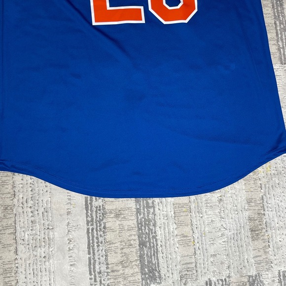 Nike New‎ York Mets Limited Jersey Pete Alonso #20 Blue Orange MLB Men's XL - Picture 7 of 11